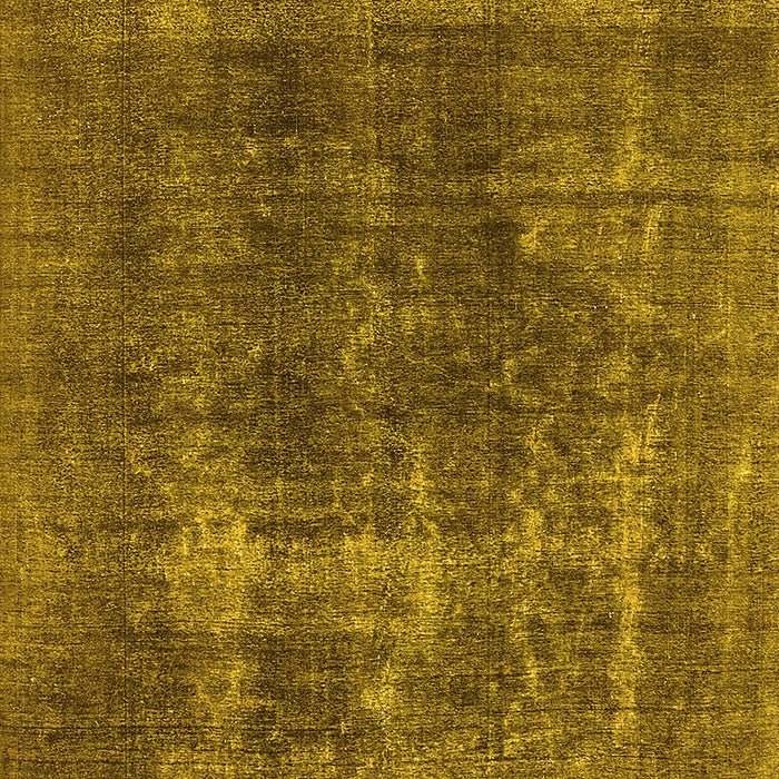 Machine Washable Oriental Yellow Industrial Rug, wshurb2256yw