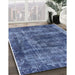 Machine Washable Industrial Modern Blue Rug in a Family Room, wshurb2257