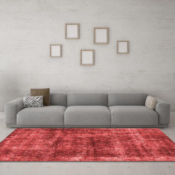 Bohemian Red Washable Rugs