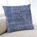 Lifestyle Image of Mid-Century Modern Urban Square Blue Throw Pillow, 18 inch by 18 inch, pwurb2257