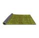 Sideview of Oriental Green Industrial Rug, urb2258grn