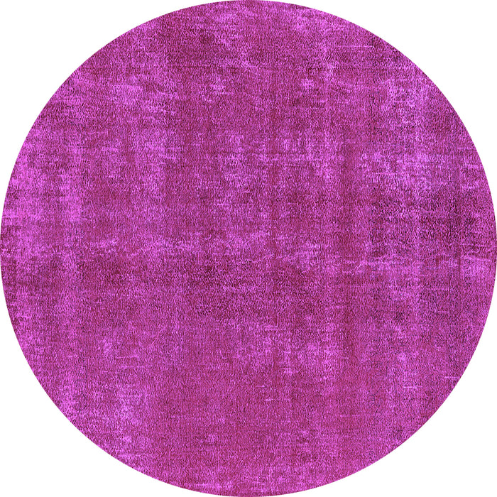 Round Machine Washable Oriental Purple Industrial Area Rugs, wshurb2258pur