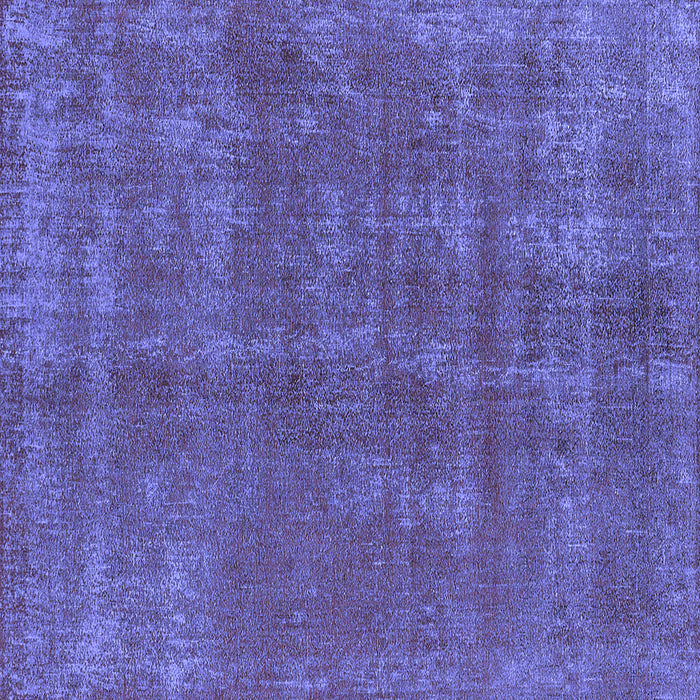 Square Machine Washable Oriental Blue Industrial Rug, wshurb2258blu