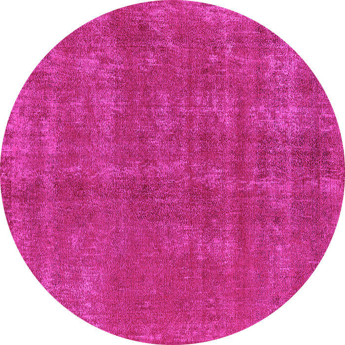 Round Oriental Pink Industrial Rug, urb2258pnk