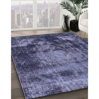 Mid-Century Modern Purple Oriental Rug, urb2259