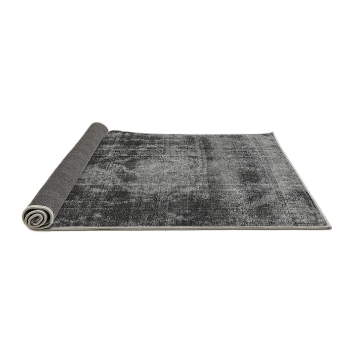 Sideview of Oriental Gray Industrial Rug, urb2259gry