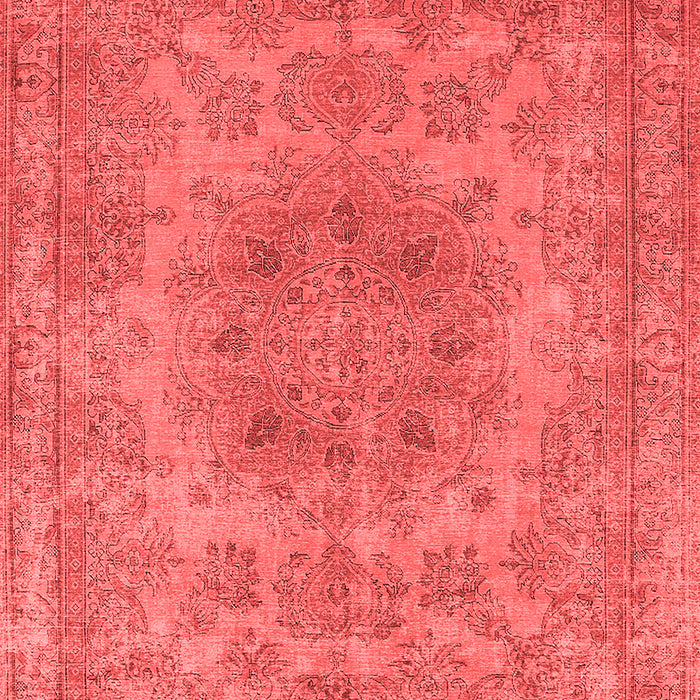 Machine Washable Oriental Red Industrial Rug, wshurb2260red