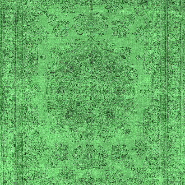 Oriental Emerald Green Industrial Rug, urb2260emgrn