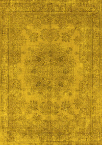 Oriental Yellow Industrial Rug, urb2260yw