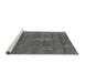 Sideview of Machine Washable Oriental Gray Industrial Rug, wshurb2261gry