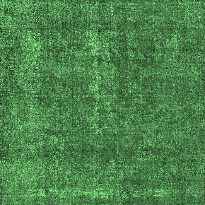 Machine Washable Oriental Emerald Green Industrial Area Rugs, wshurb2261emgrn