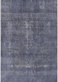 Machine Washable Industrial Modern Purple Navy Blue Rug, wshurb2261