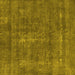 Square Oriental Yellow Industrial Rug, urb2261yw