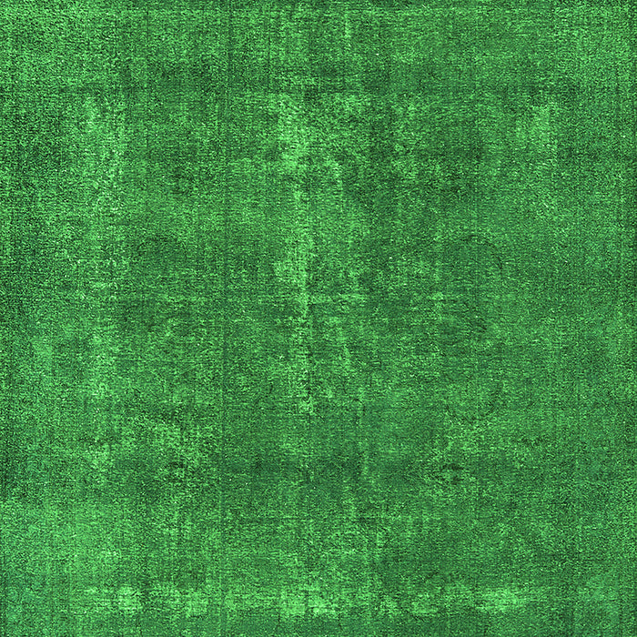 Machine Washable Oriental Green Industrial Area Rugs, wshurb2261grn