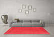 Industrial Red Washable Rugs