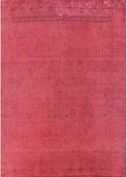 Mid-Century Modern Red Oriental Rug, urb2262