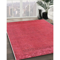 Machine Washable Industrial Modern Red Rug in a Family Room, wshurb2262