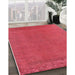 Machine Washable Industrial Modern Red Rug in a Family Room, wshurb2262