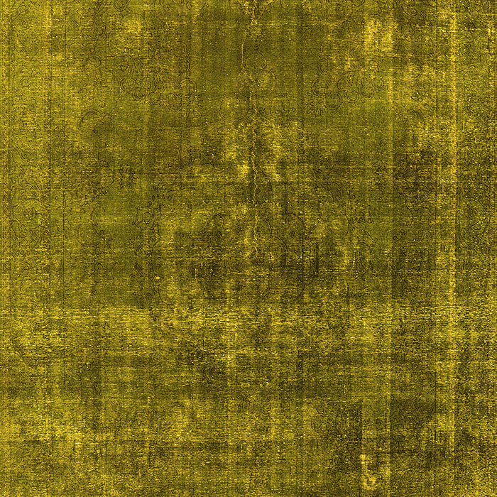 Machine Washable Persian Yellow Bohemian Rug, wshurb2263yw