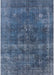 Mid-Century Modern Blue Persian Rug, urb2263