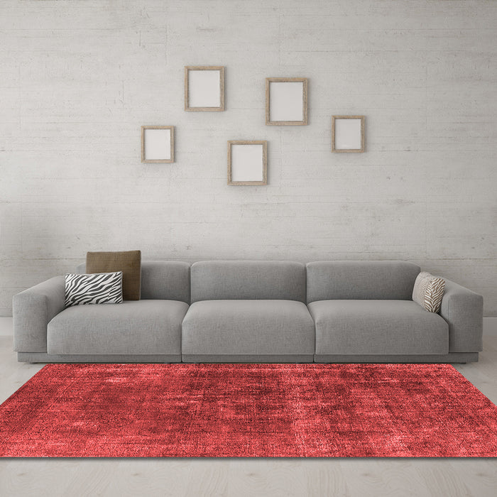 Bohemian Red Washable Rugs