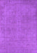 Machine Washable Oriental Purple Industrial Area Rugs, wshurb2264pur