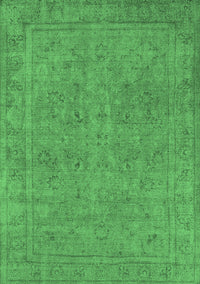 Oriental Emerald Green Industrial Rug, urb2264emgrn