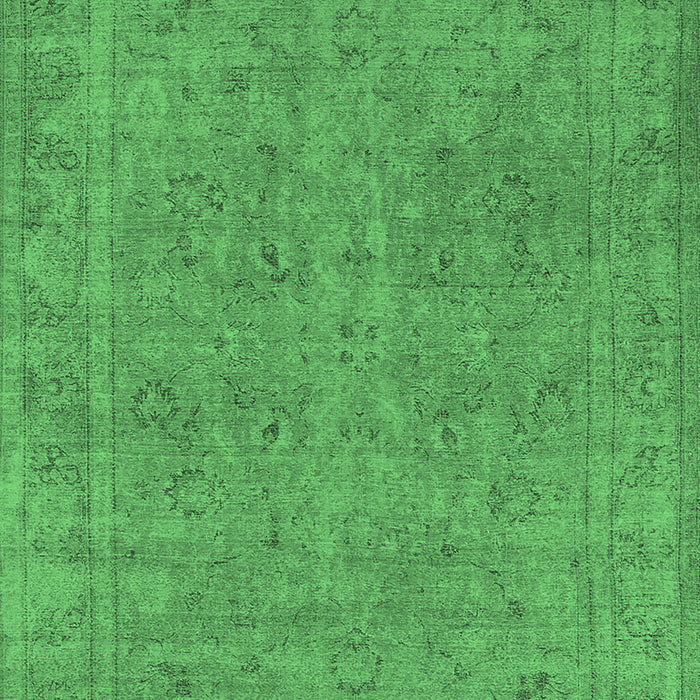 Oriental Emerald Green Industrial Rug, urb2264emgrn
