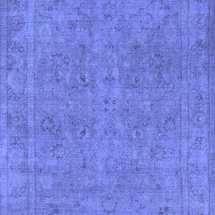 Oriental Blue Industrial Rug, urb2264blu