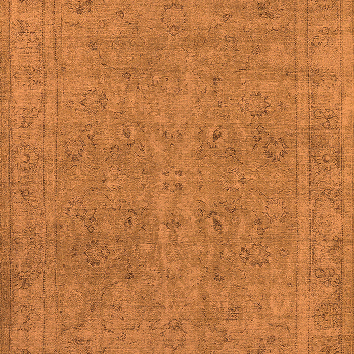 Machine Washable Oriental Orange Industrial Area Rugs, wshurb2264org