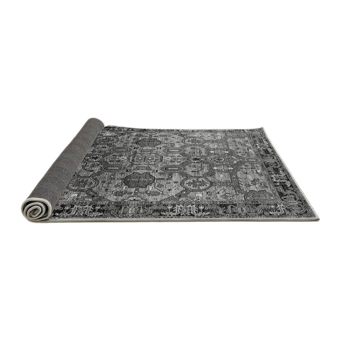 Sideview of Oriental Gray Traditional Rug, urb2265gry