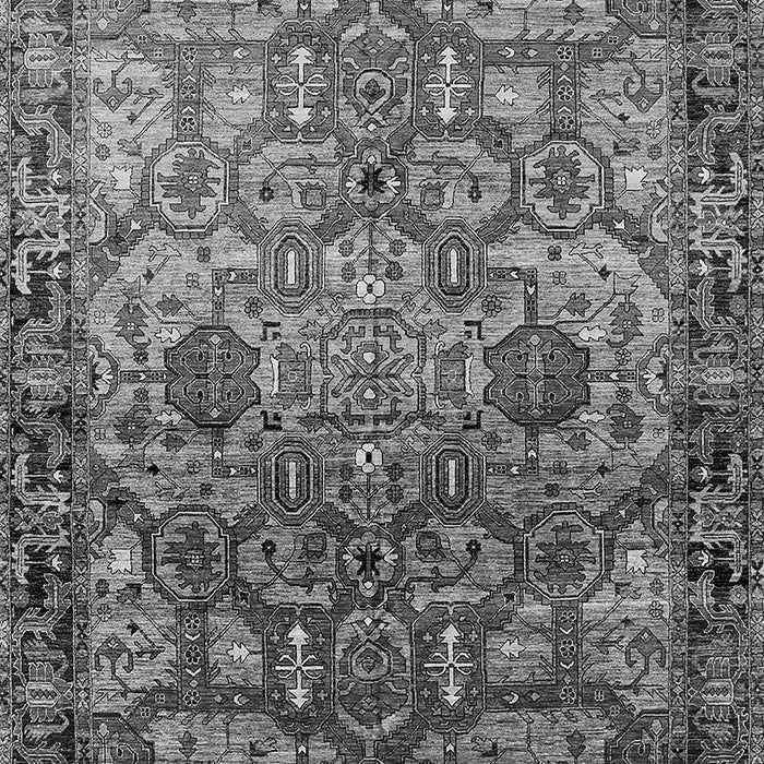 Machine Washable Oriental Gray Traditional Rug, wshurb2265gry