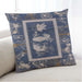 Lifestyle Image of Mid-Century Modern Urban Square Dark Slate Blue Throw Pillow, 18 inch by 18 inch, pwurb2266