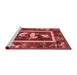 Asian Inspired Red Washable Rugs