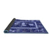 Sideview of Oriental Blue Asian Inspired Rug, urb2266blu