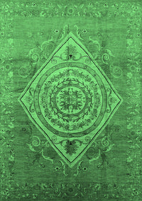 Oriental Emerald Green Industrial Rug, urb2267emgrn