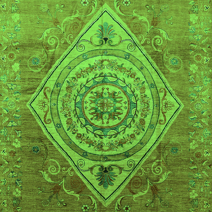 Oriental Green Industrial Rug, urb2267grn