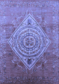 Oriental Blue Industrial Rug, urb2267blu