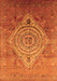 Oriental Orange Industrial Rug, urb2267org