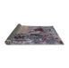 Sideview of Mid-Century Modern Purple Oriental Rug, urb2268