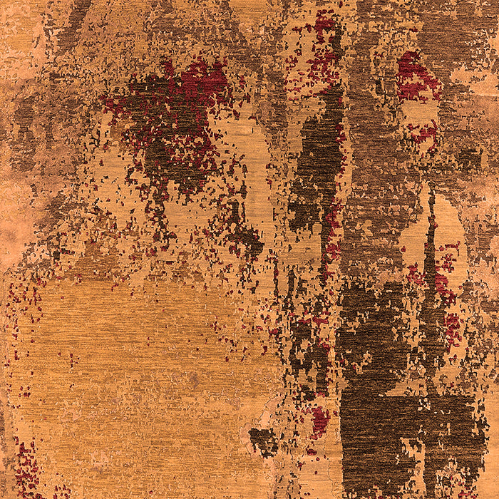 Machine Washable Oriental Orange Industrial Area Rugs, wshurb2268org