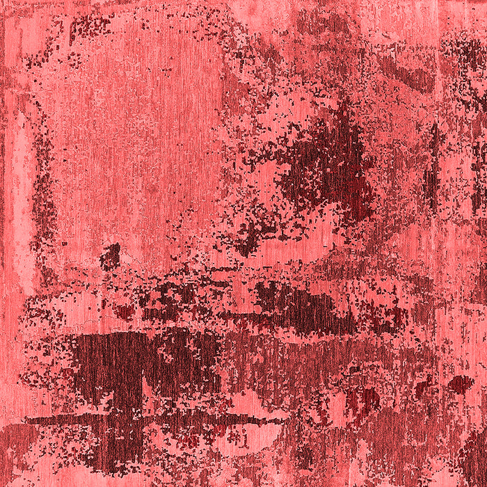 Machine Washable Oriental Red Industrial Rug, wshurb2268red