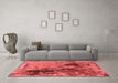 Industrial Red Washable Rugs