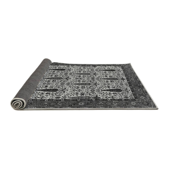 Sideview of Oriental Gray Industrial Rug, urb2269gry