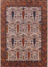 Mid-Century Modern Camel Brown Oriental Rug, urb2269