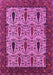 Oriental Pink Industrial Rug, urb2269pnk