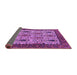 Sideview of Oriental Purple Industrial Rug, urb2269pur