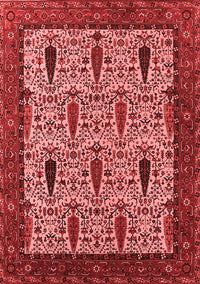 Oriental Red Industrial Rug, urb2269red