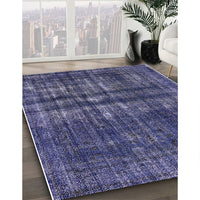 Mid-Century Modern Purple Persian Rug, urb2270