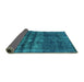 Sideview of Persian Turquoise Bohemian Rug, urb2270turq